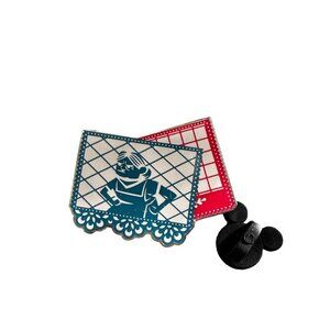 Coco Disney Trading Pin Pixar Paper Flag Banner Guitar Lapel Pin Brooch Jewelry